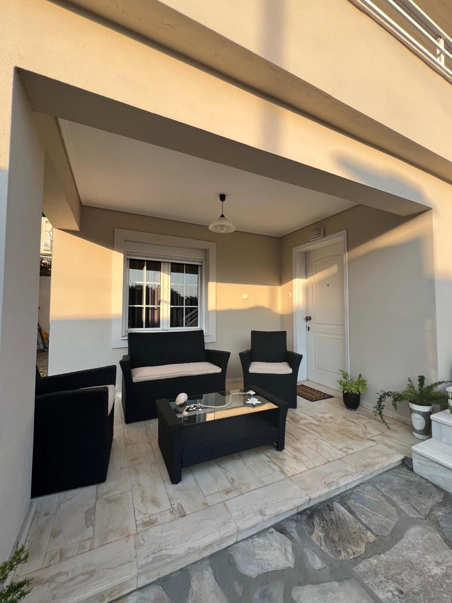 Aiolos Seaside Apartment Marathos  Bagian luar foto